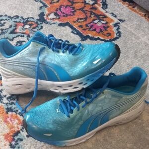 New Puma Blue Athletic Sneakers, bio web elite webtech men's size 10